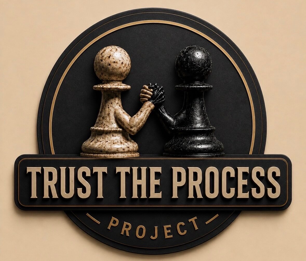 Trust The Process Project Chess Logo Light